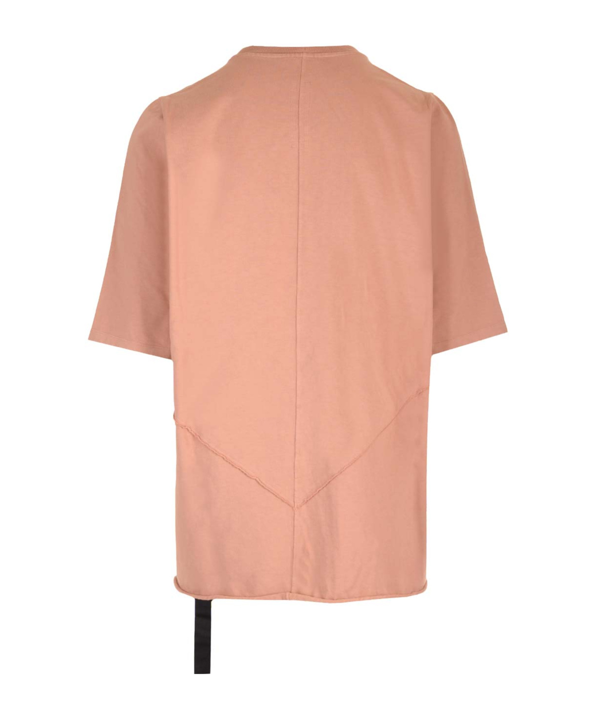 Rick Owens Drkshdw Jumbo Ss Cotton T-shirt In Pink