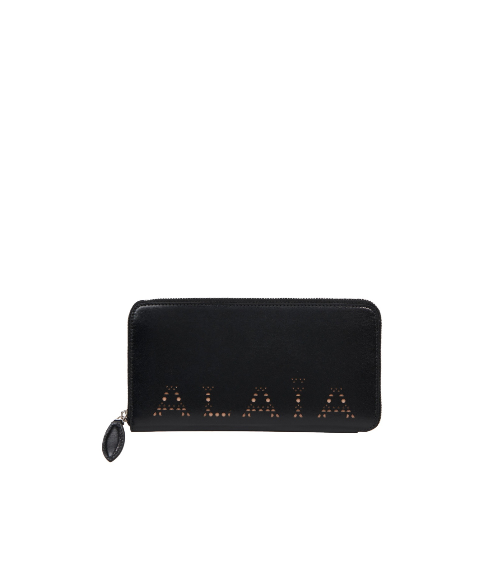 Alaïa Logo Logo Long Wallet In Black