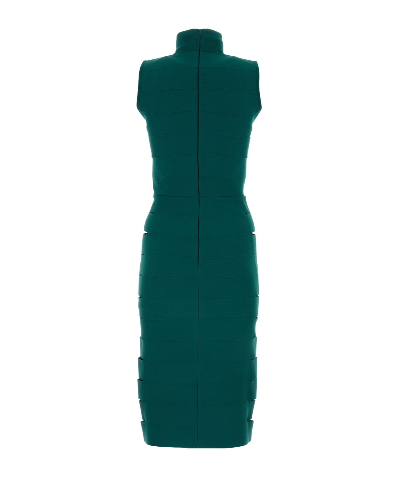 ALAÏA BAND CUT-OUT MIDI DRESS