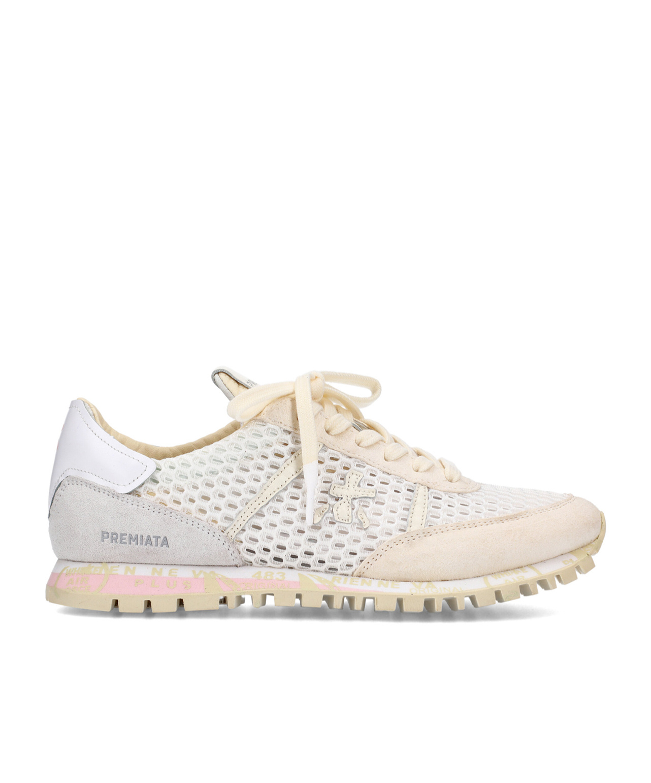 Premiata Sean Logo Low-top Sneakers In White
