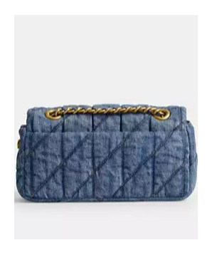Coach Logo Shoulder Bag In Blue