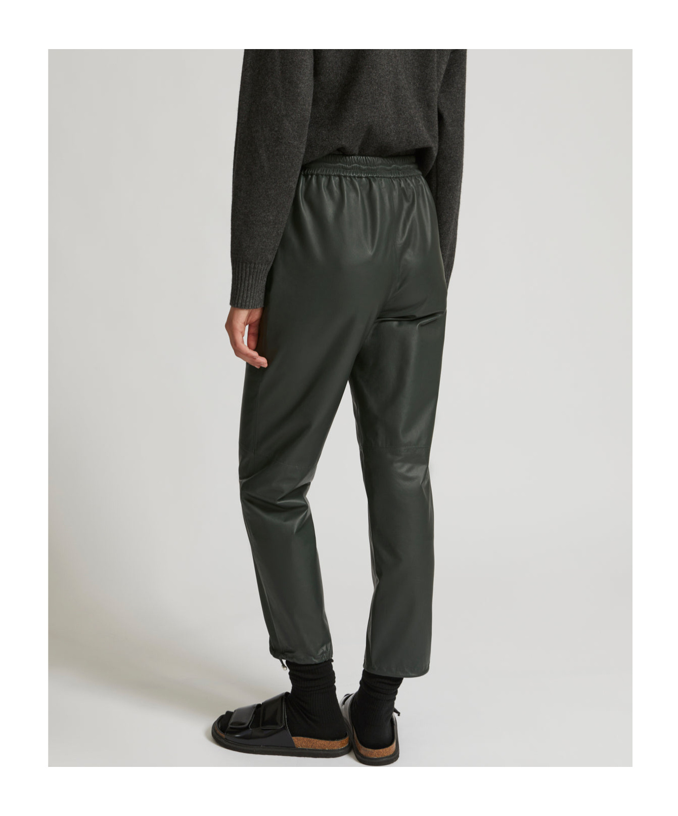 Yves Salomon Rope Sweatpants In Black