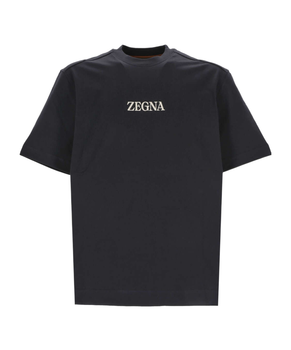 ZEGNA LOGO-APPLIQQUÉ COTTON T-SHIRT