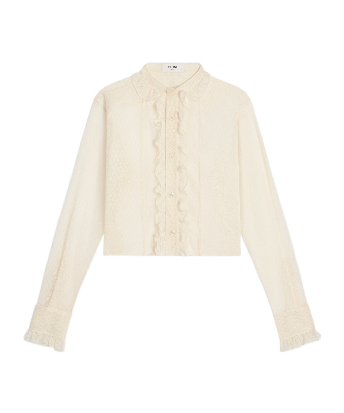 Celine Romy Short Shirt In White
