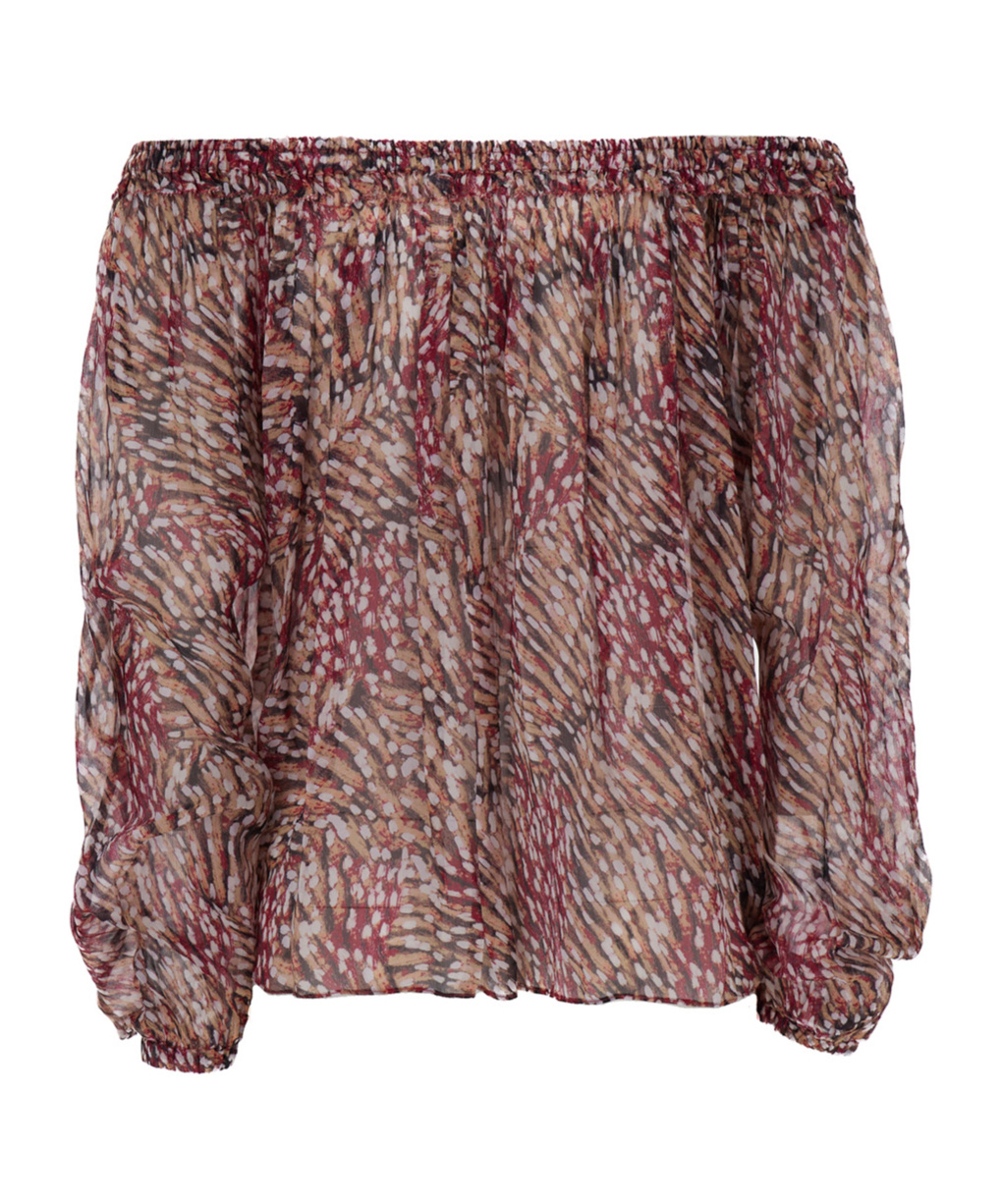 Isabel Marant Étoile Multicolored 'vutti' Blouse With All-over Graphic Print In Viscose Woman In Multicolor