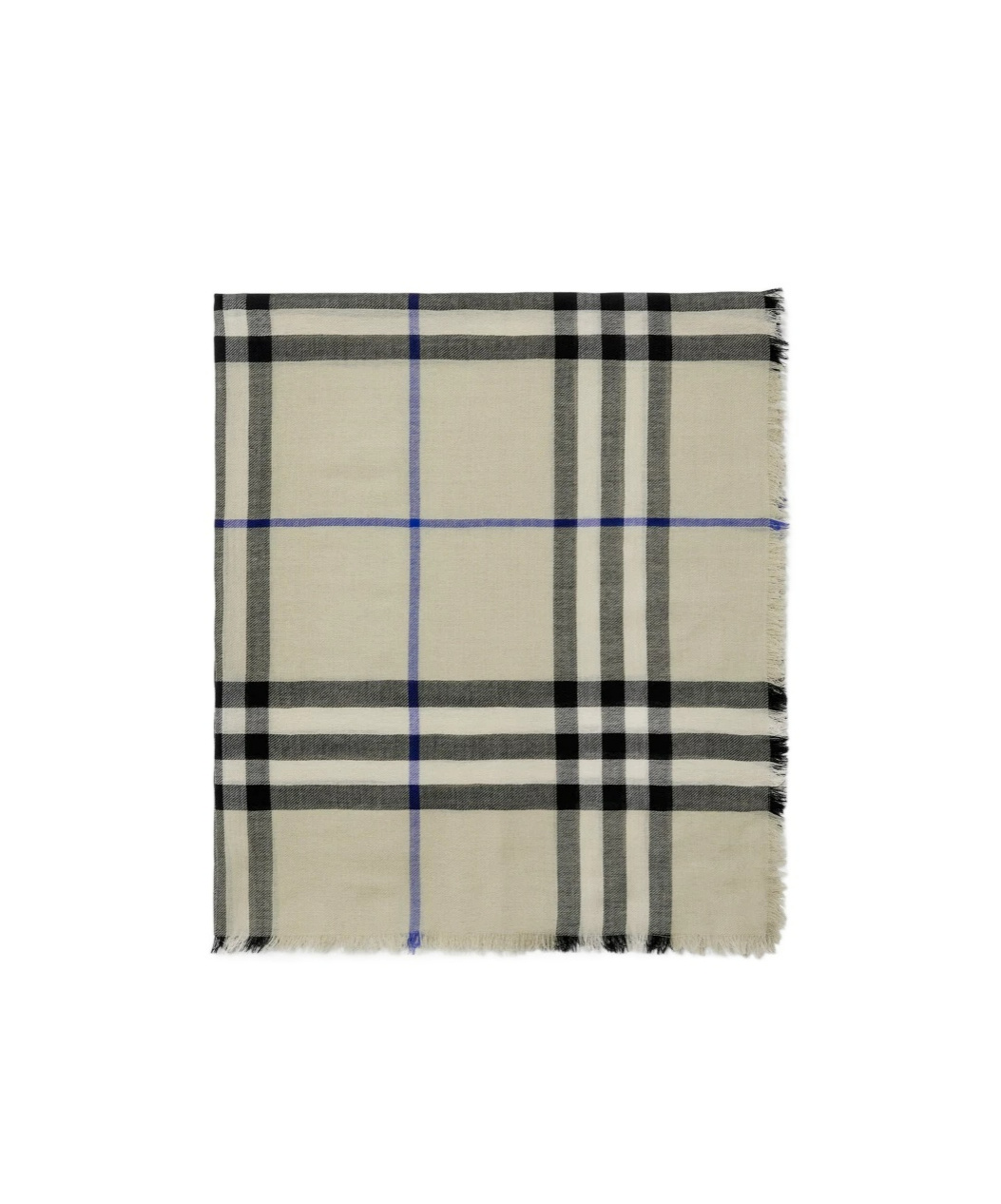 Burberry Vintage Check Wool Scarf In Nude