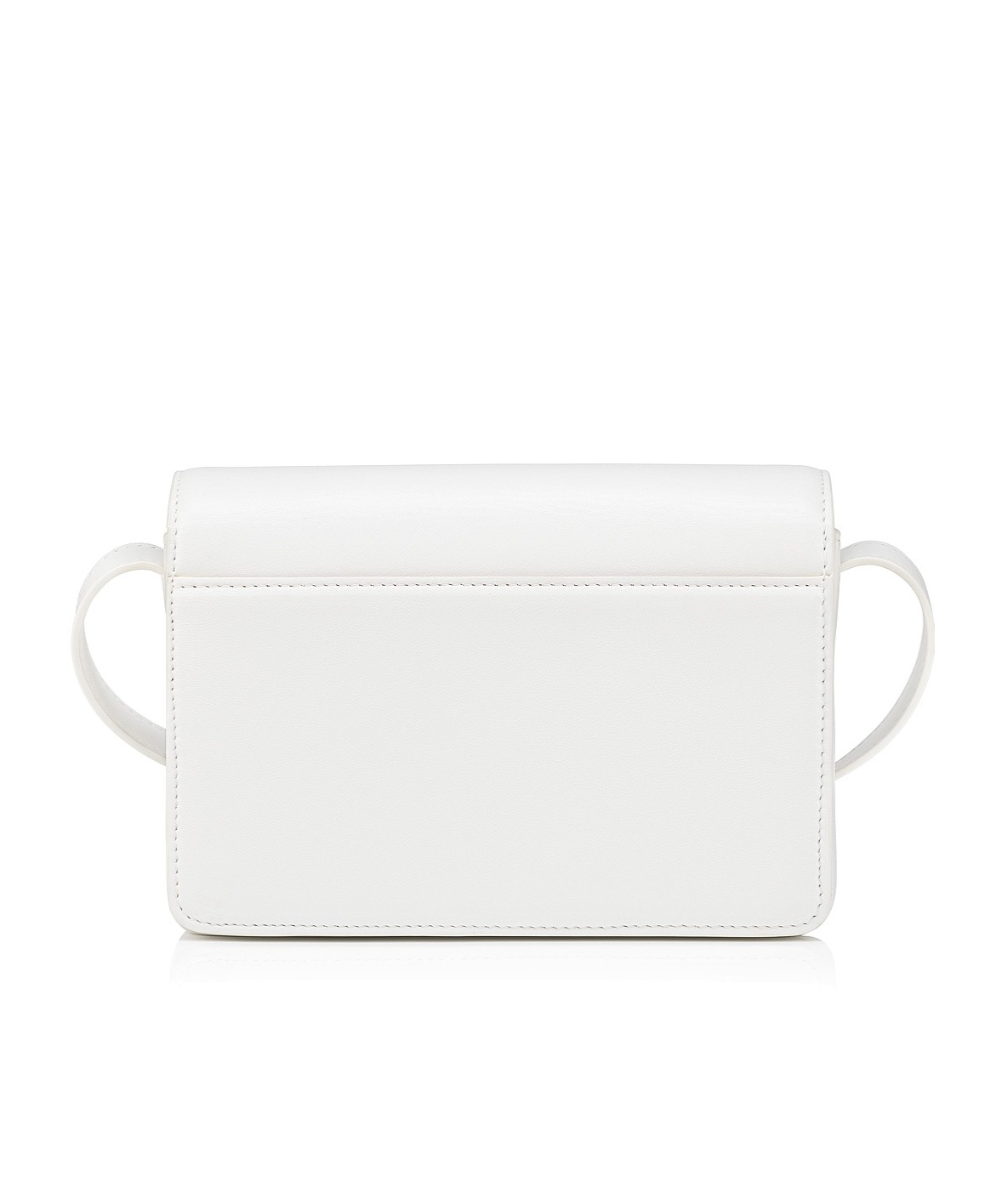 Christian Louboutin Logo Shoulder Bag In White