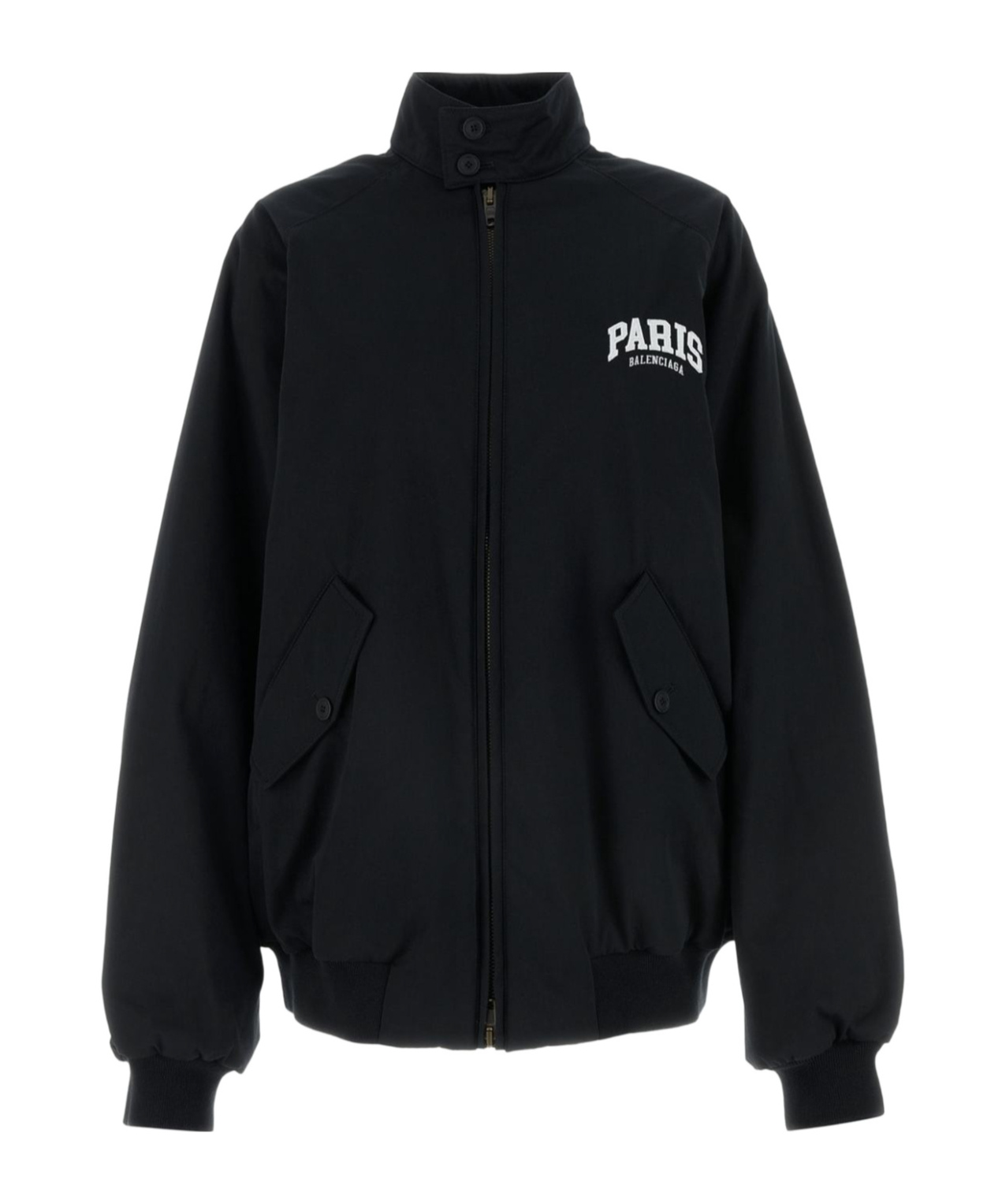 Balenciaga Jacket With Faux Fur Lining In Black