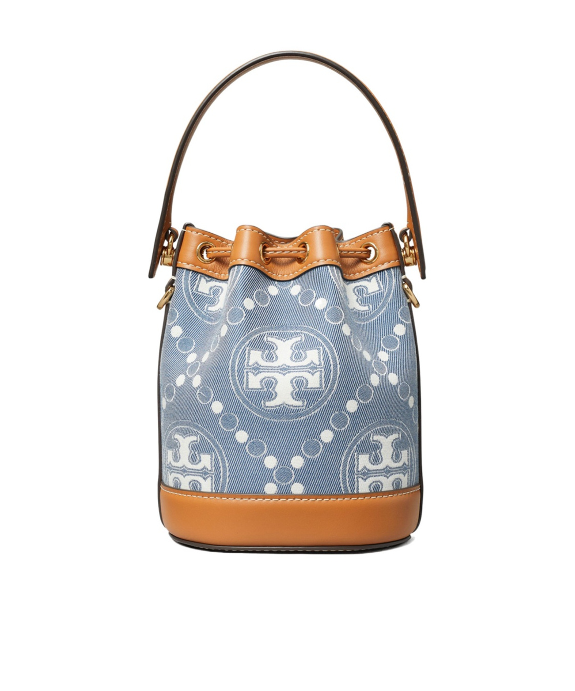 TORY BURCH T MONOGRAM DENIM MINI BAG