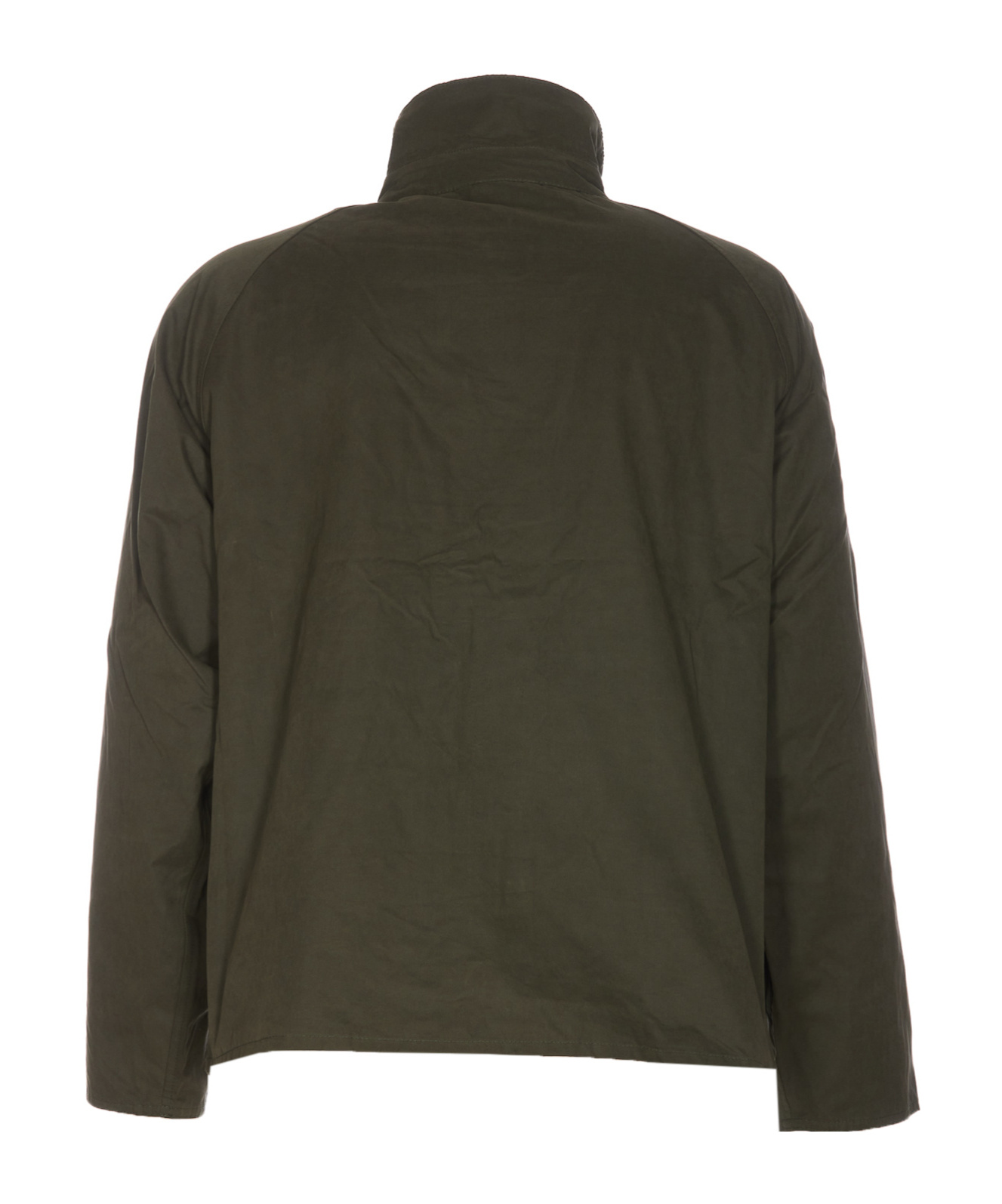 BARBOUR TRANSPORTER CONTRASTING-COLLAR JACKET