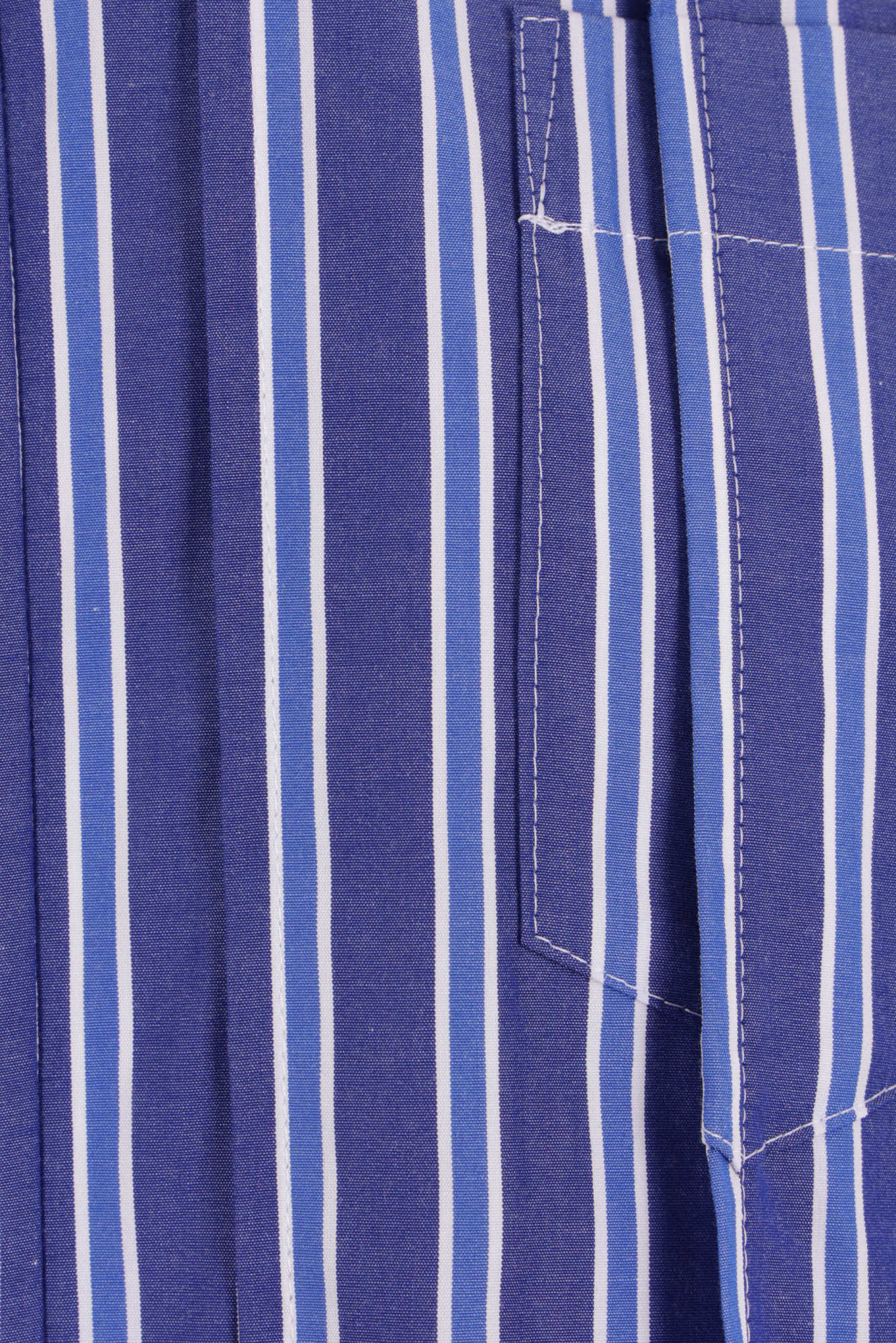 SACAI STRIPED PLEAT-DETAIL SHIRT