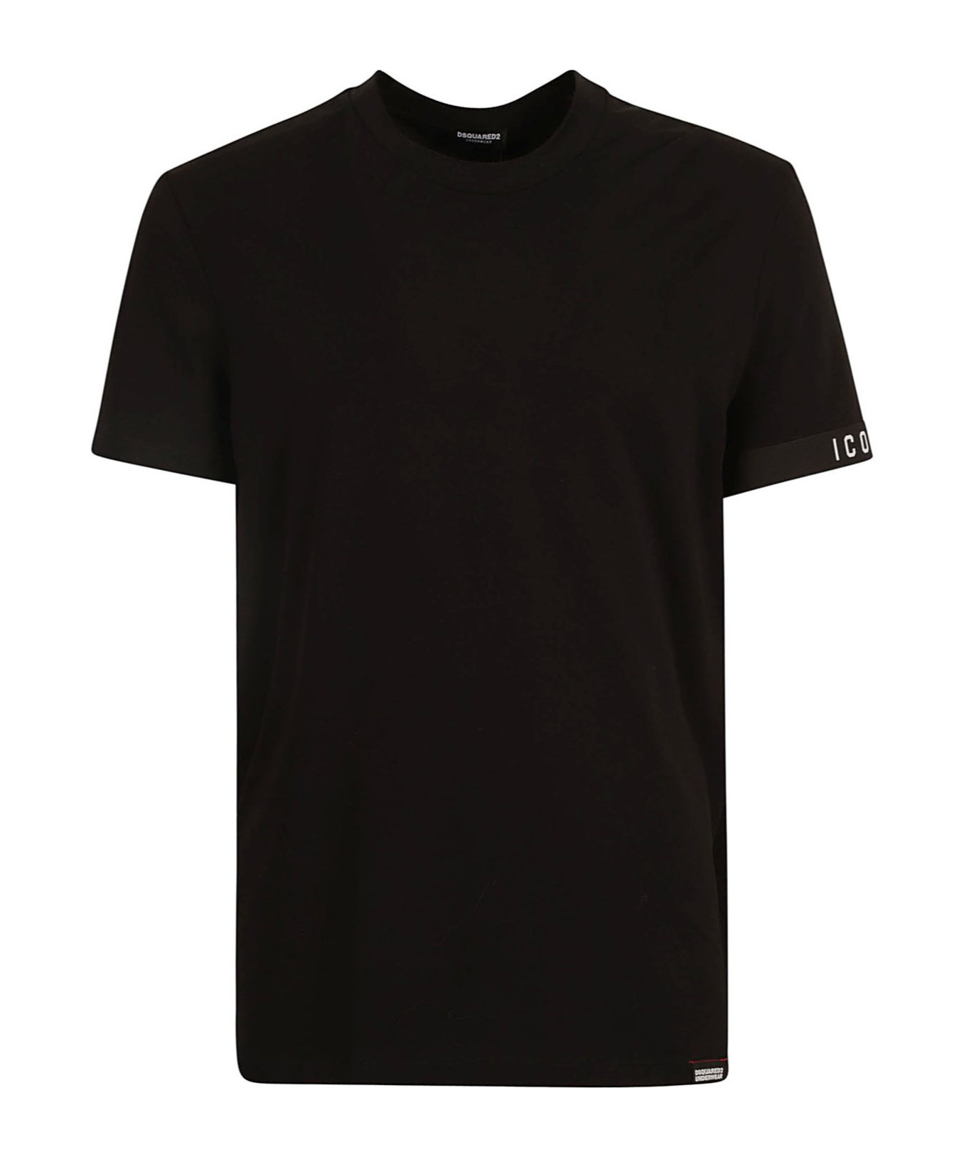 DSQUARED2 DSQUARED2 ICON PRINTED CREWNECK T-SHIRT