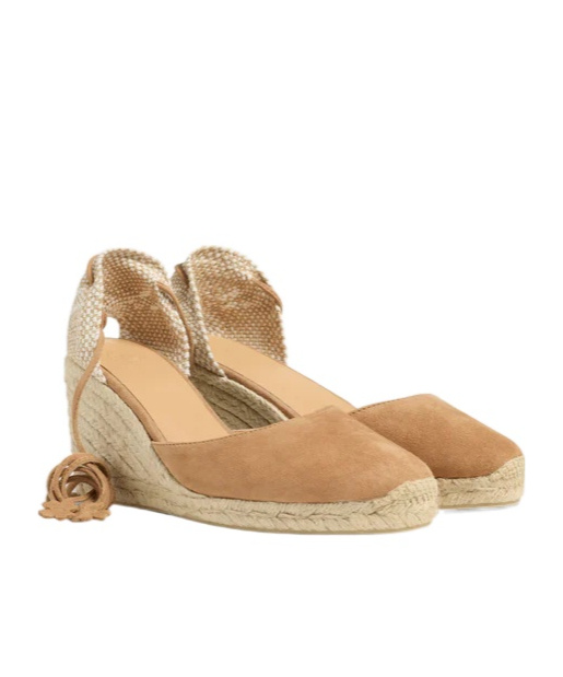 Castaã±er Platform Espadrilles In Nude