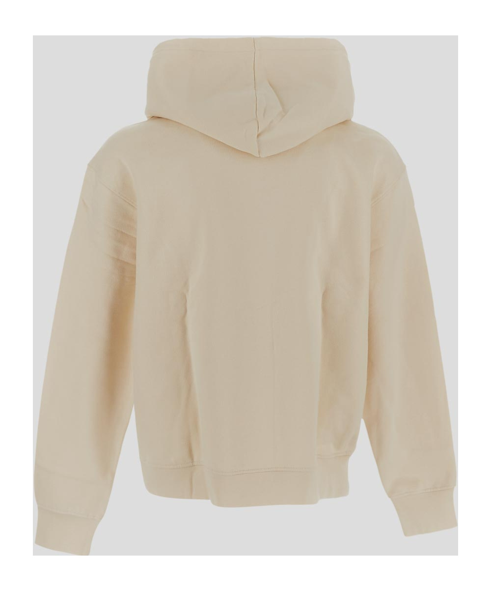 Jacquemus Beige Hoodie Sweatshirts In Nude