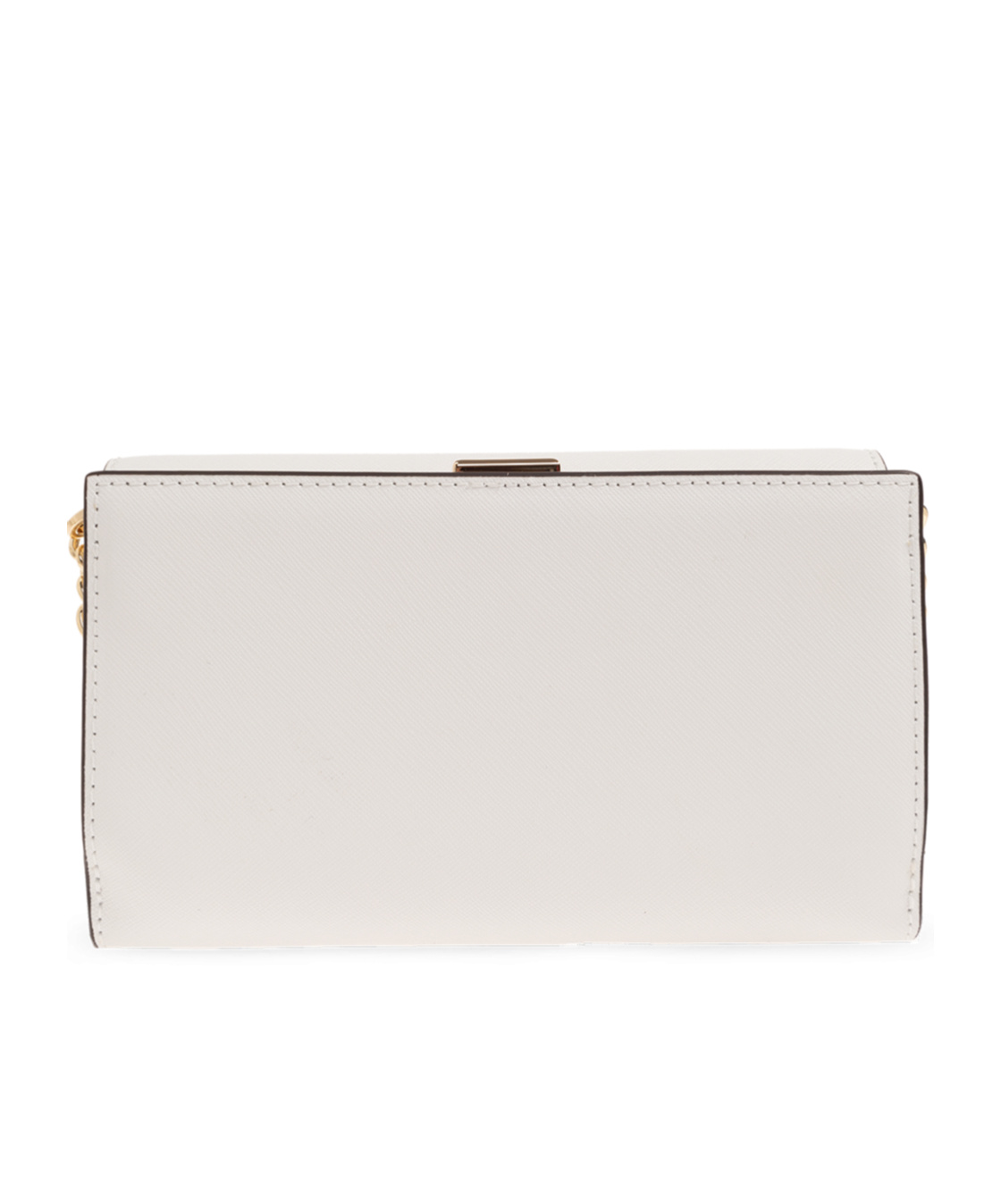 Michael Michael Kors Jet Set Leather Crossbody Bag In White