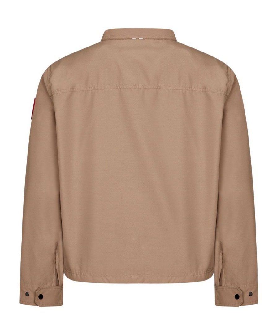 Canada Goose Rosedale Logo-patch Jacket In Nude