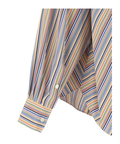 Etro Women's Blouse With Stripe Pattern Shirt | Size 38 | Wria0006 In Nude