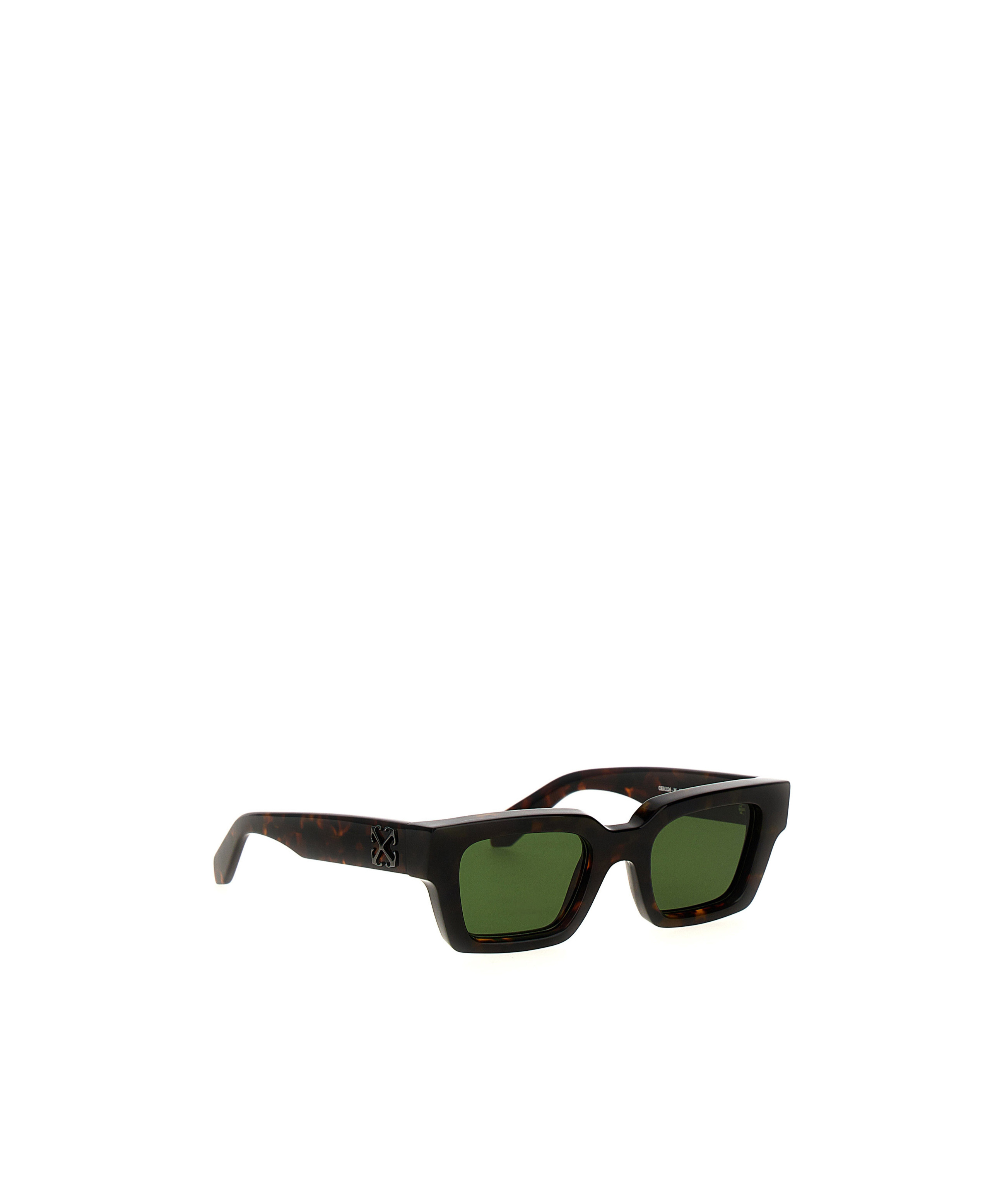 Off-white Virgil Square Frame Sunglasses In Green