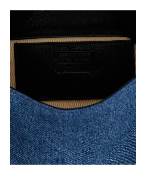 Shop Jacquemus 'le Bambimou' Flip Shoulder Bag In Blue