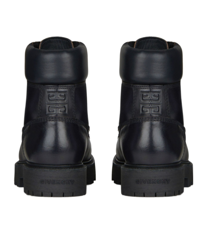 Givenchy Men's Storm Lace-up Boots In Black