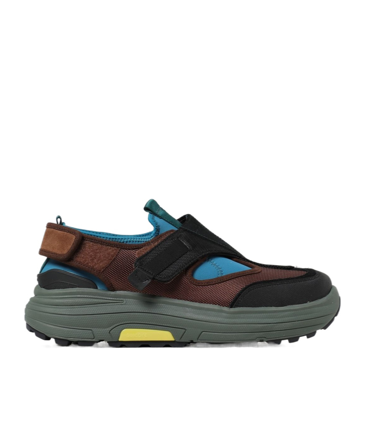 Suicoke Tred Layered Multi-panel Boots In Black