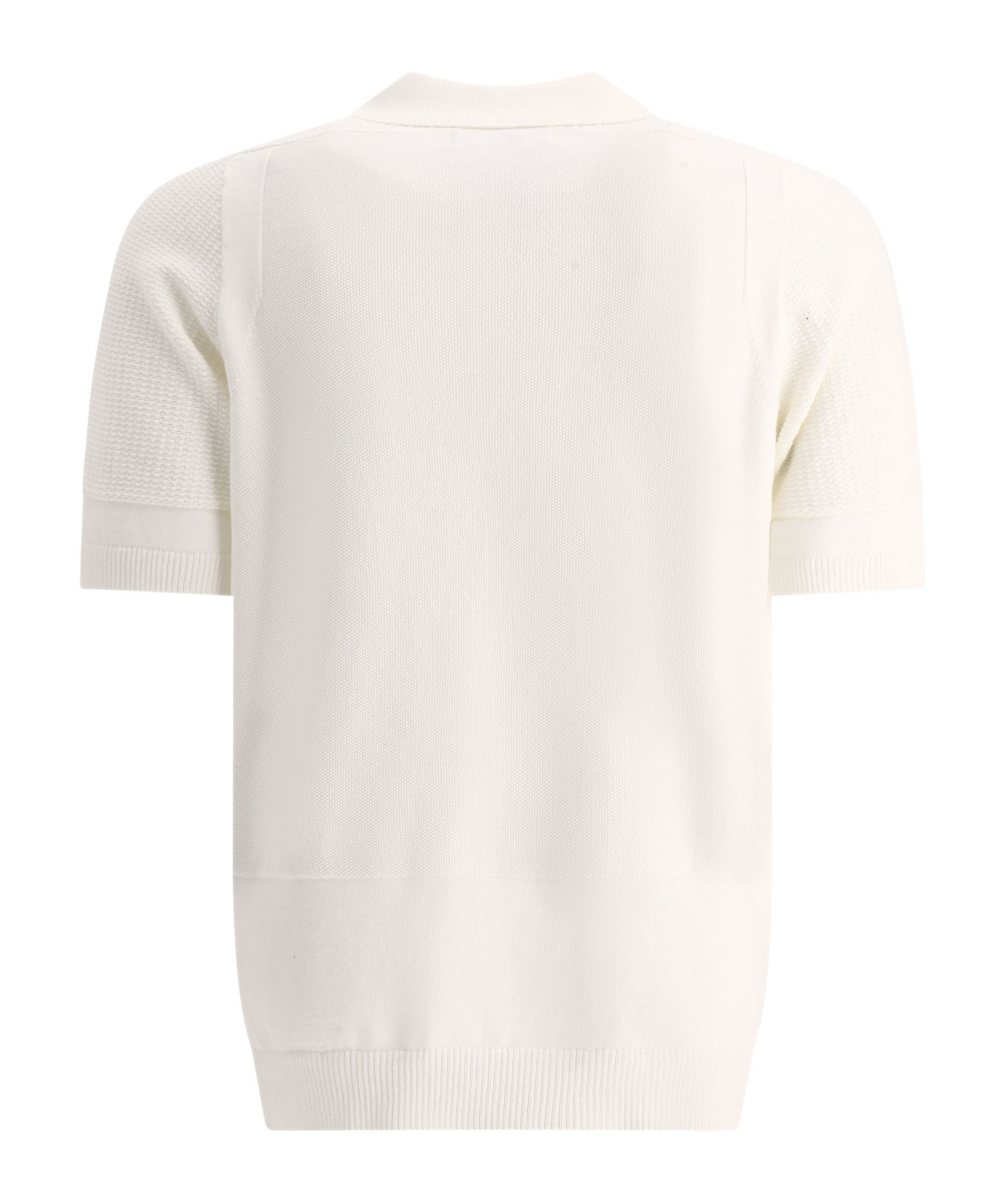 Stone Island Polo In Beige Cotton In White