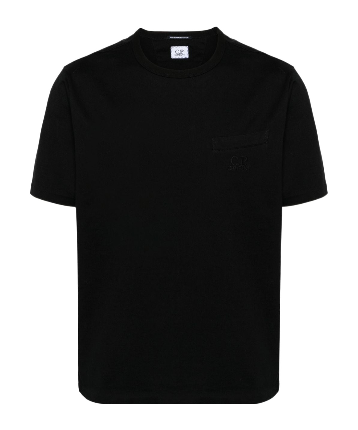 C.P. COMPANY LOGO-EMBROIDERED COTTON T-SHIRT