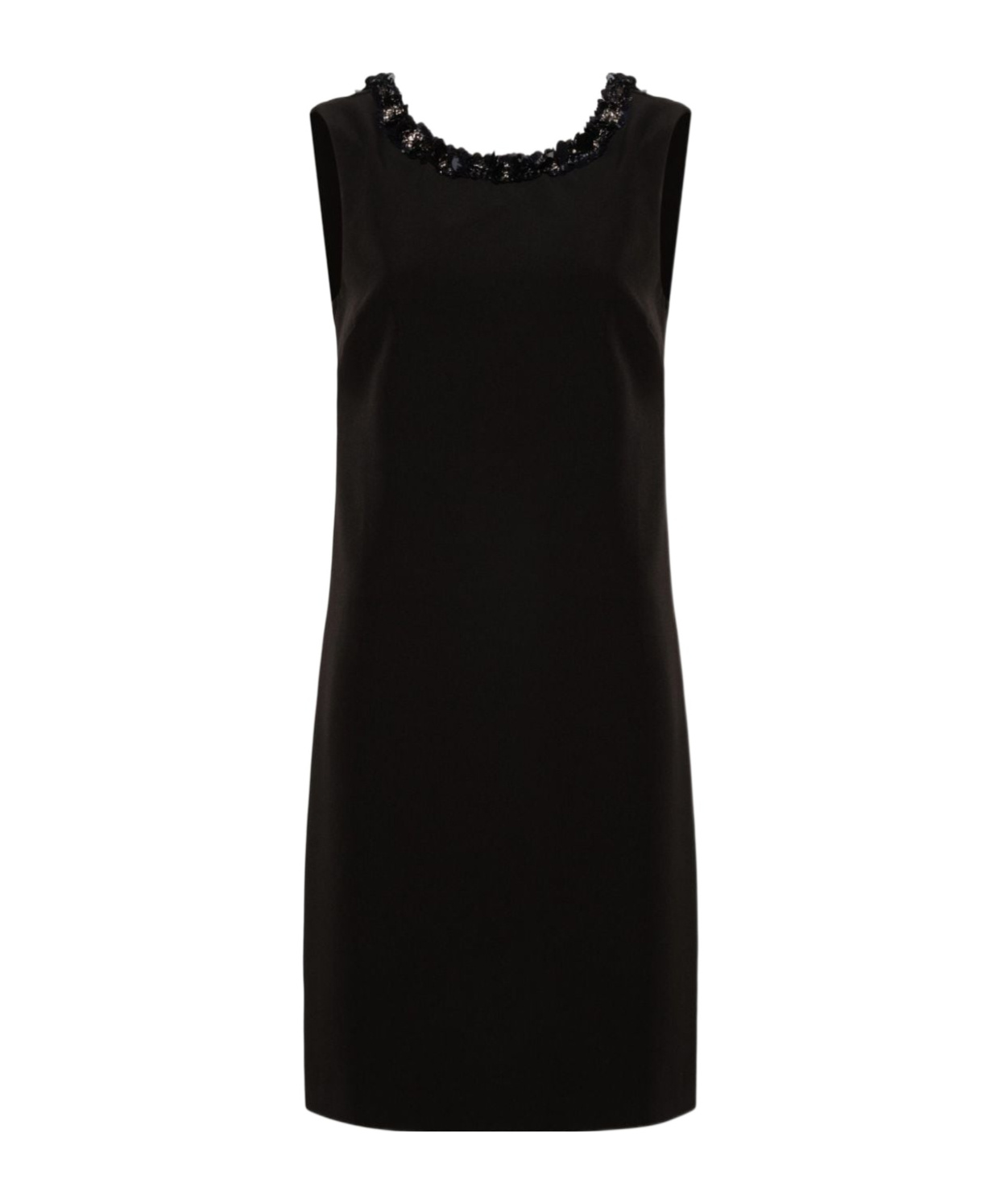 P.a.r.o.s.h Sequin-embellished Column Dress In Black
