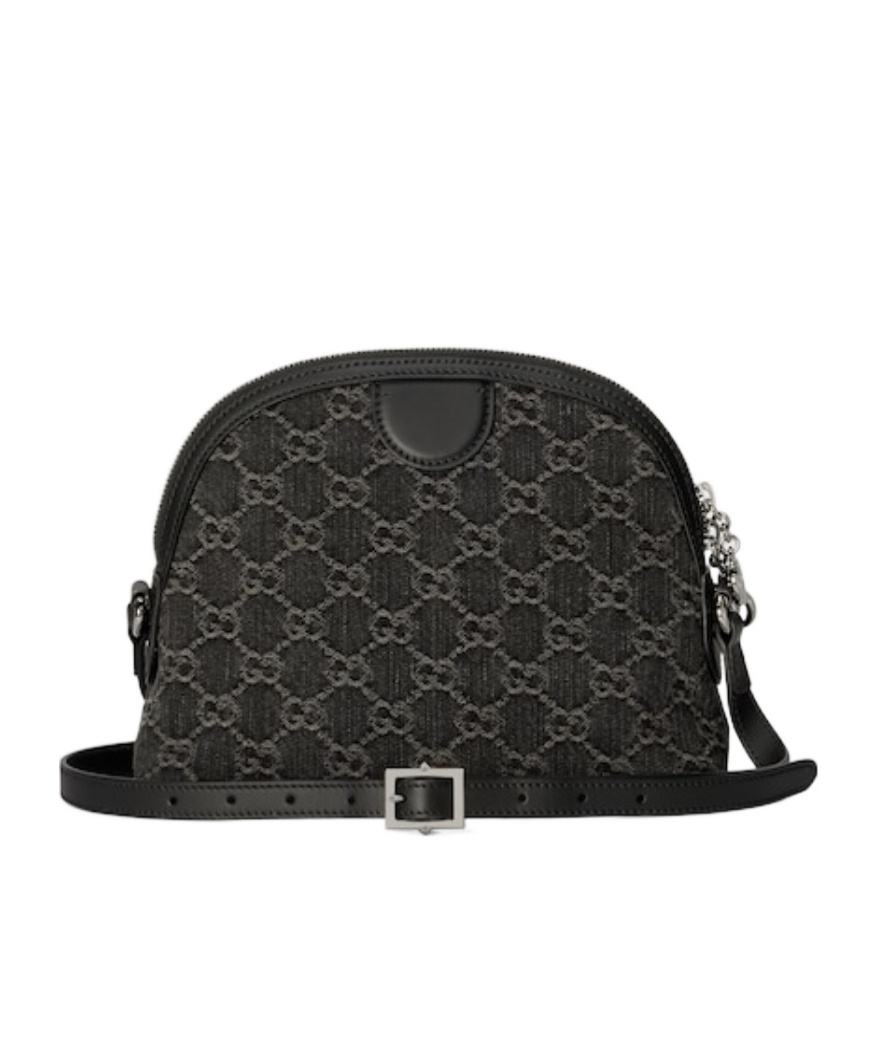 Gucci Small Ophidia Gg Crossbody Bag In Black