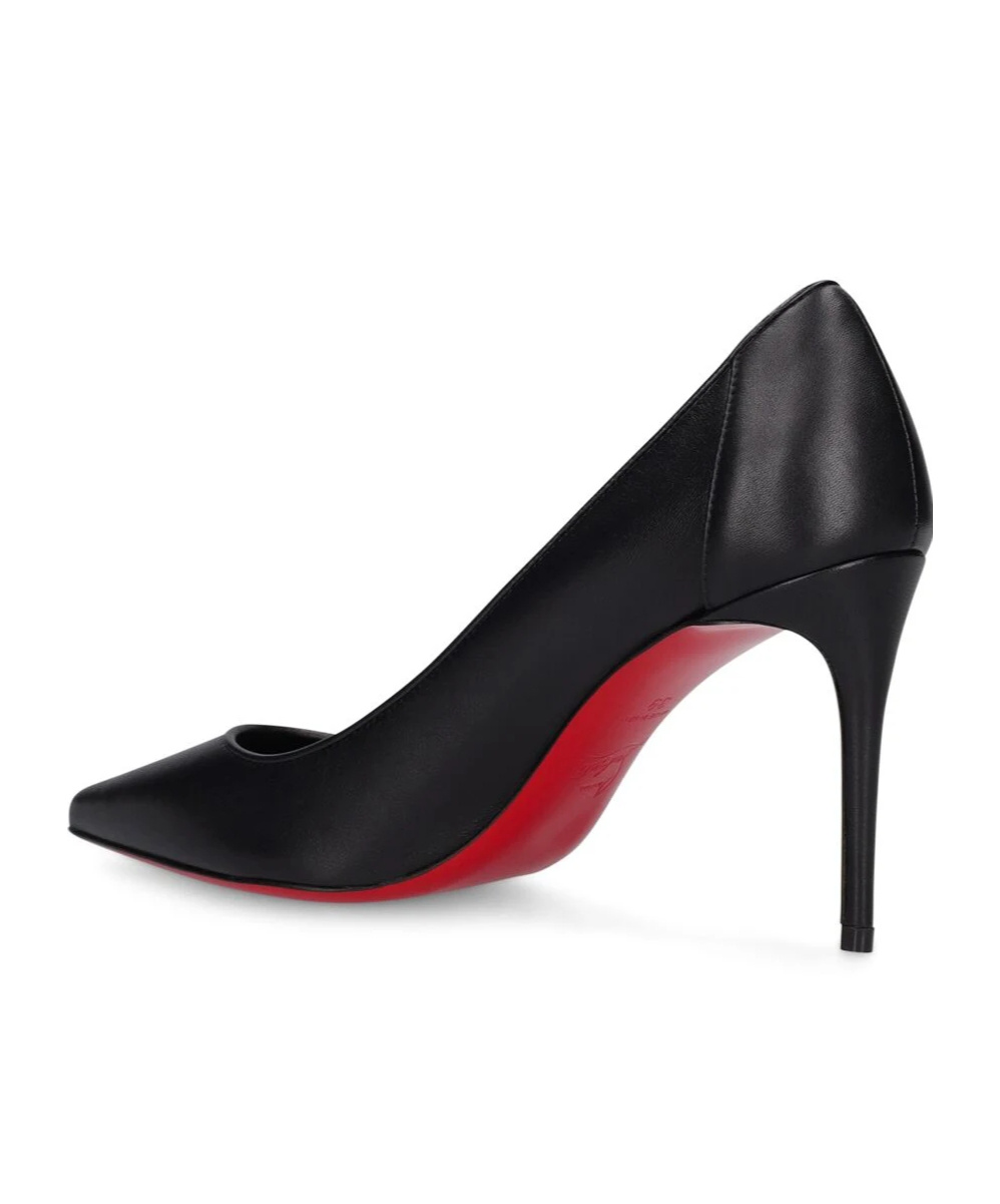 CHRISTIAN LOUBOUTIN LOGO POINTED HIGH HEELS