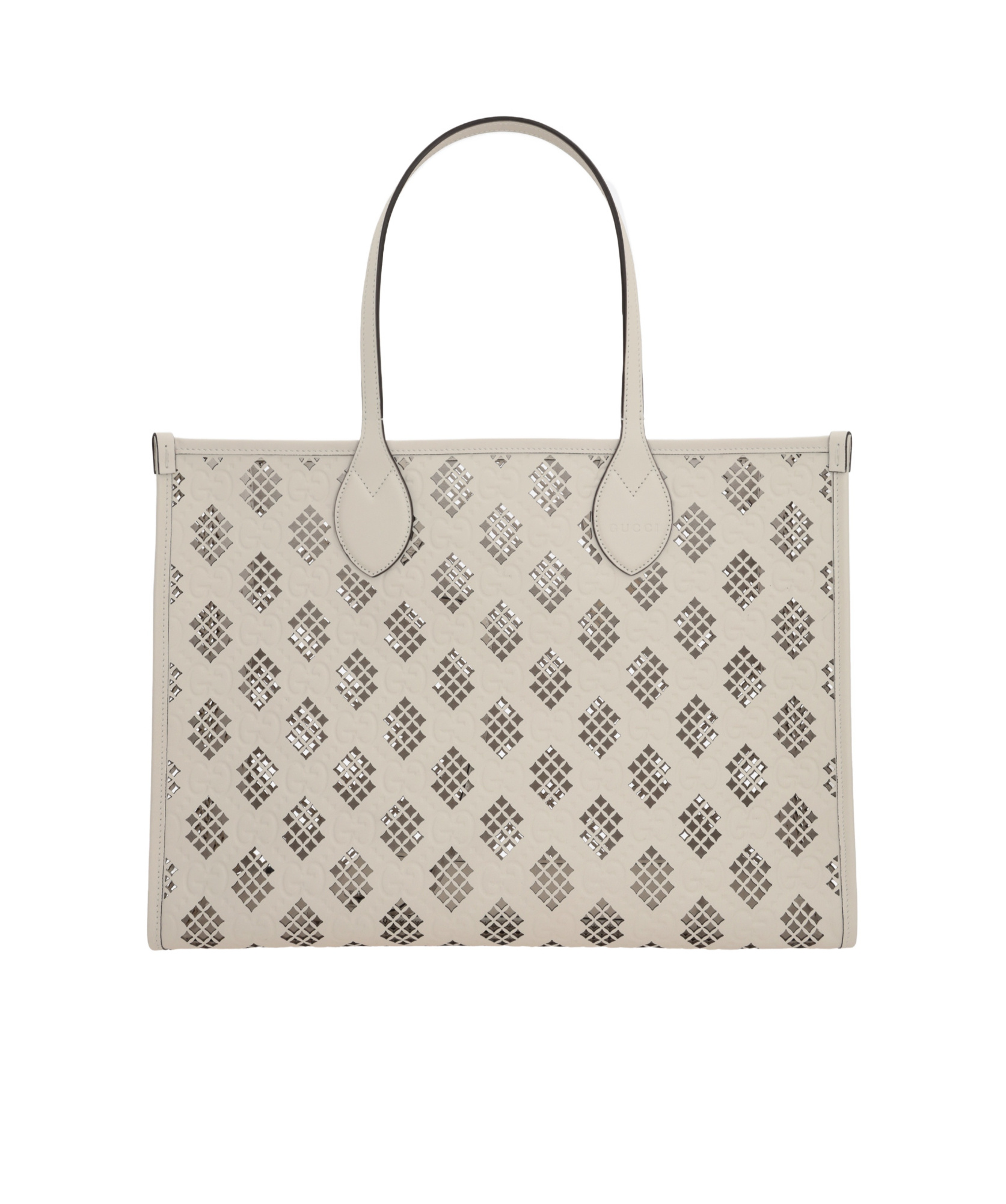 Gucci Ophidia Medium Tote Bag In White