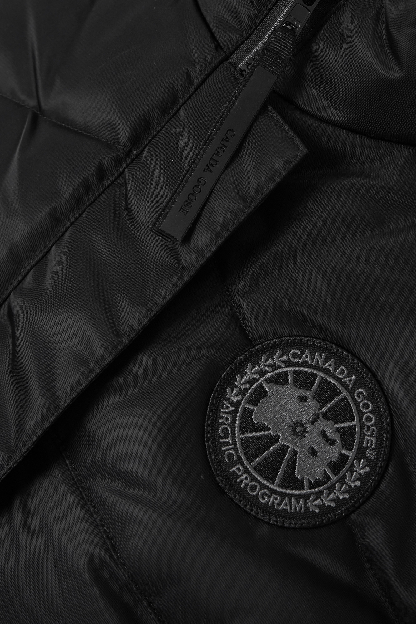 Canada Goose Freestyle Quilted Satin-shell Gilet In Black
