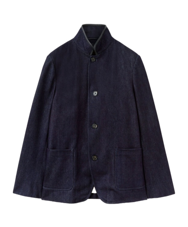 Loro Piana Long Sleeved Button-up Jacket In Black