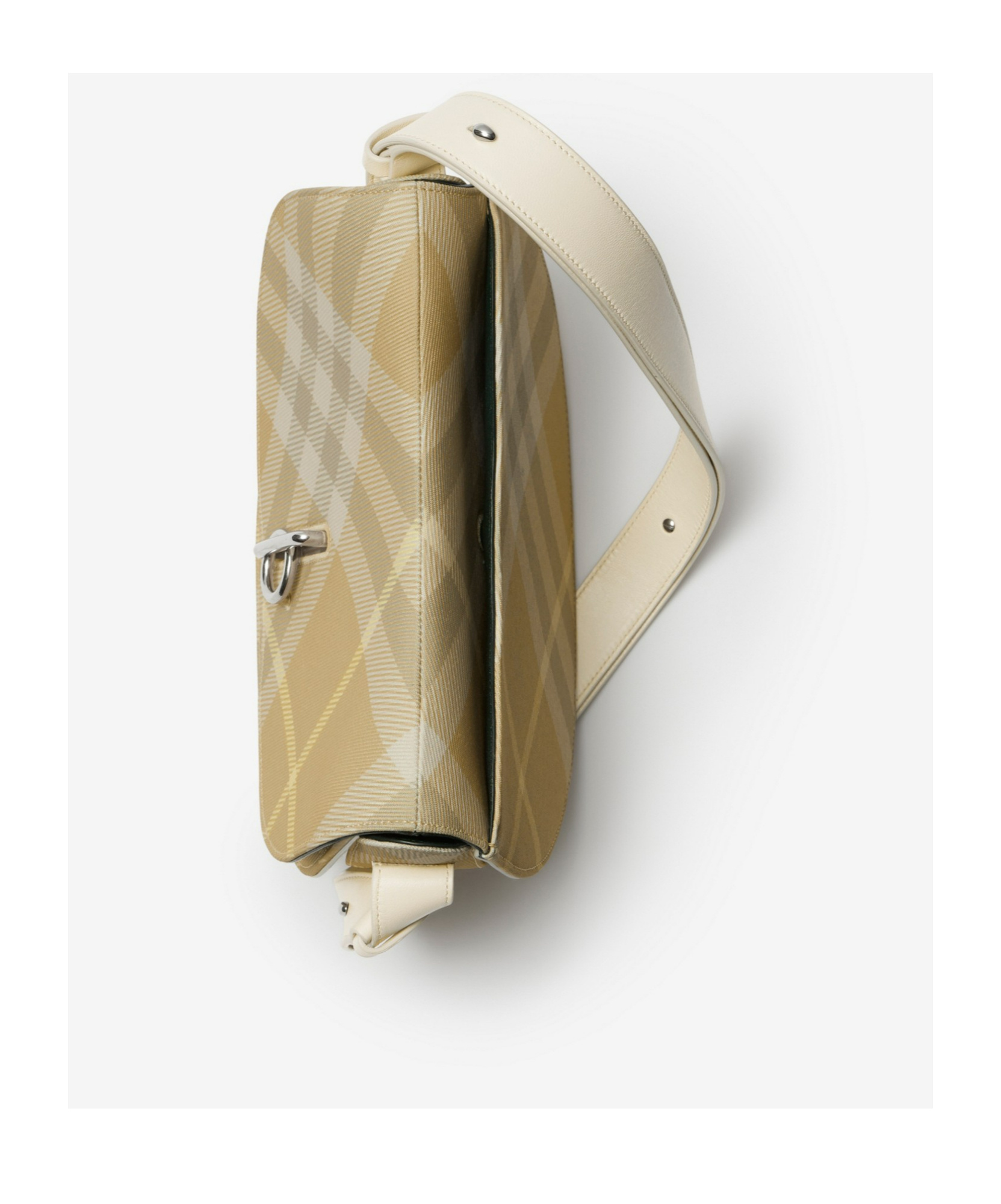 Burberry Beige Rocking Horse Medium Shoulder Bag In Nude