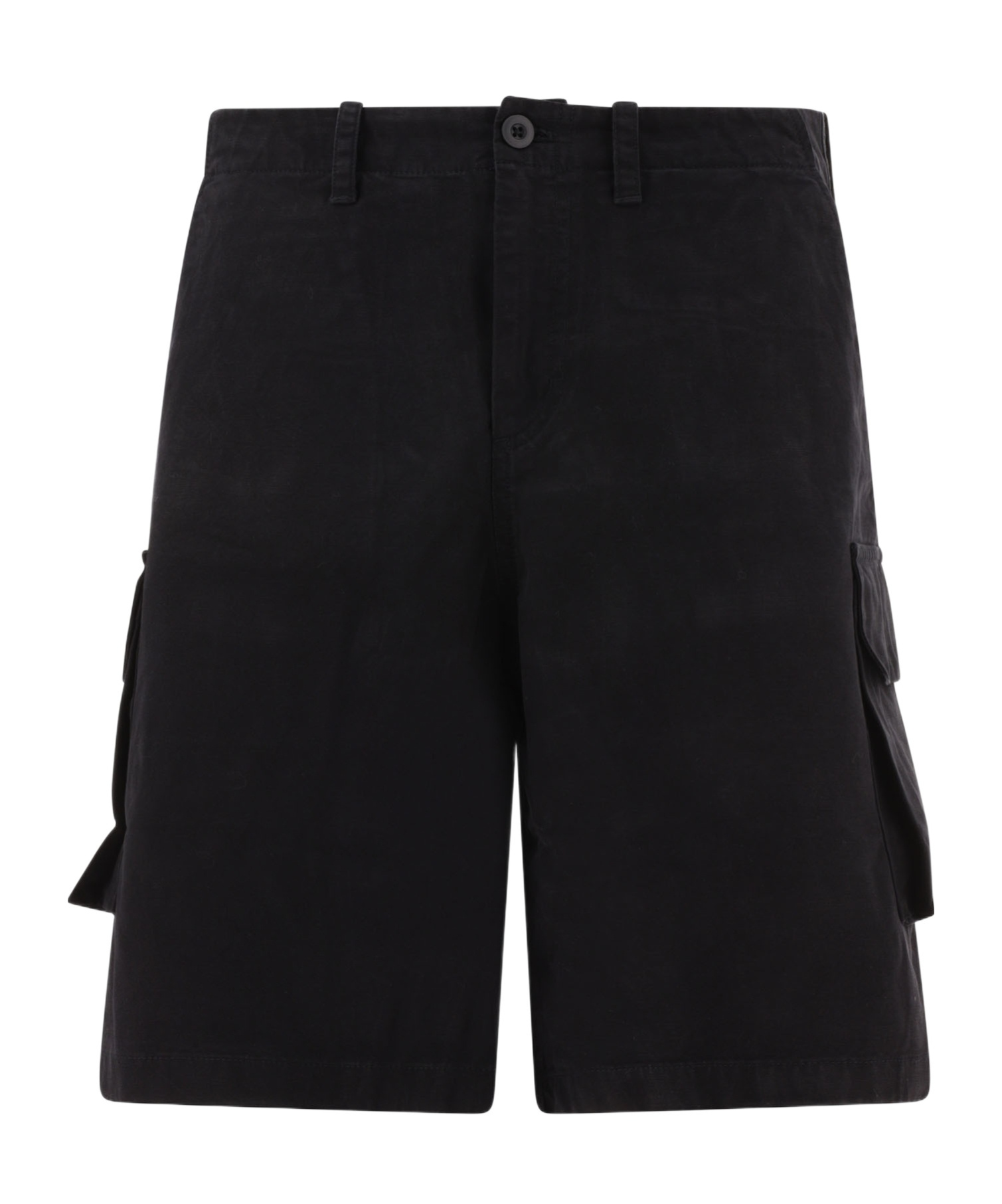 Our Legacy Mount Cotton-canvas Cargo Shorts In Black
