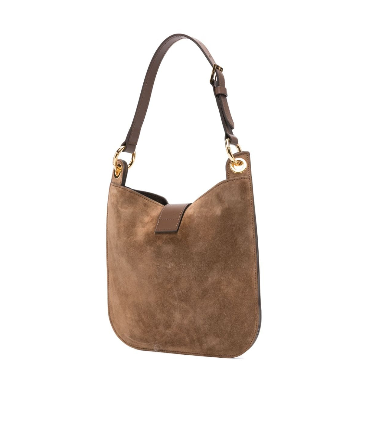 Tom Ford Logo Shoulder Bag In Brown