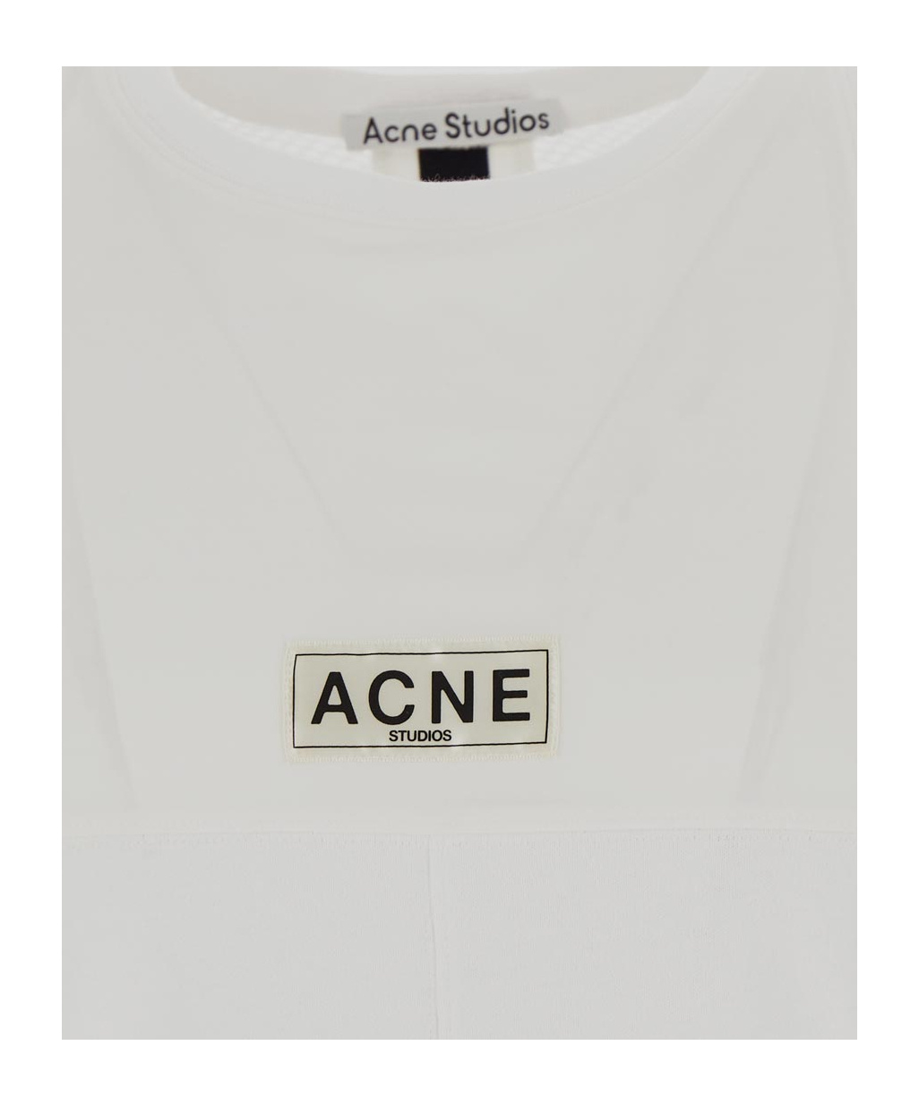 Acne Studios Ebot Tech Tank Top In White