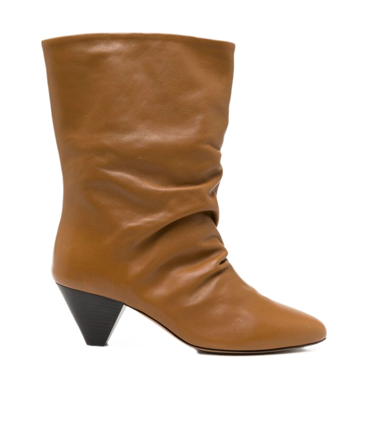 Isabel Marant 55mm Reachi Leather Ankle Boots In Brown