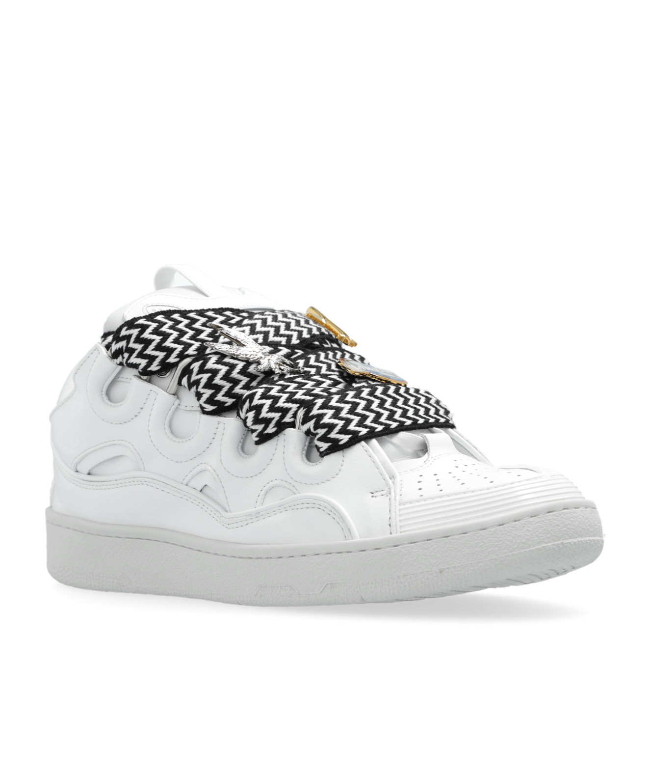 Lanvin White Future Edition Curb 3.0 Sneakers In White