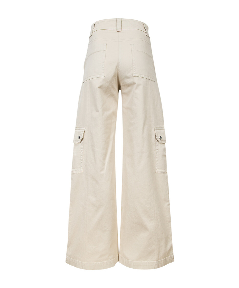 Hugo Boss Belt-loop Casual Pants In Nude