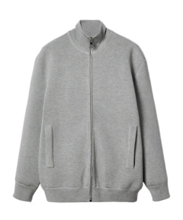 Gucci Cardigan Stand Collar Wool Blend In Gray