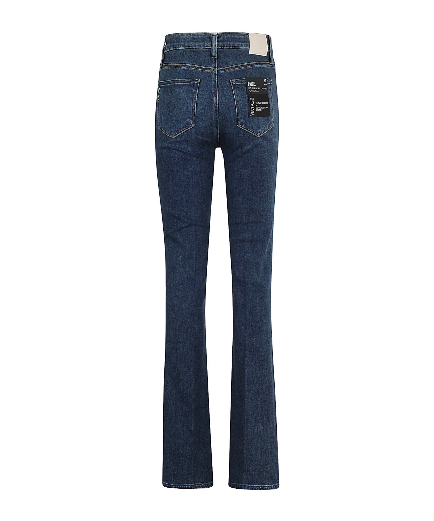 Paige High Rise Laurel Canyon Ancient Jean In Blue