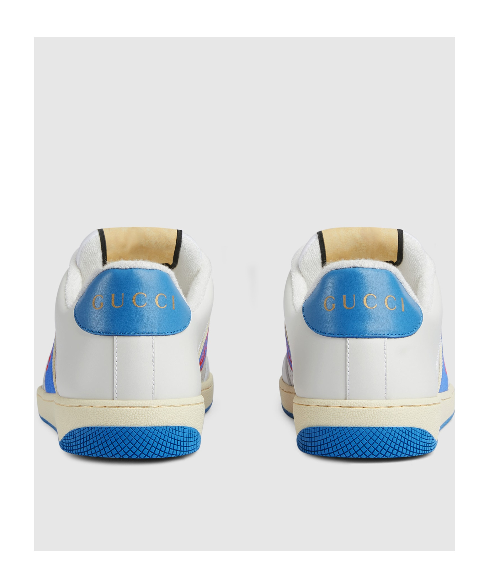 Gucci Men's Screener Sneakers In White