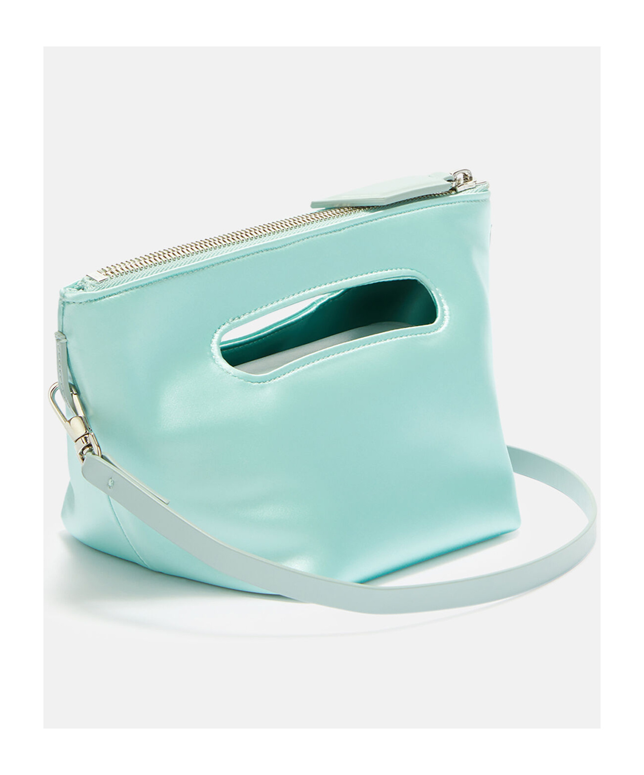 ATTICO VIA DEL GIARDINI SATIN CROSSBODY BAG