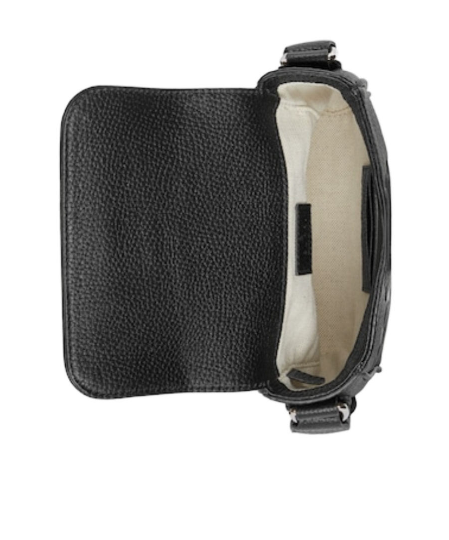 Gucci Small Jumbo Gg Messenger Bag In Black