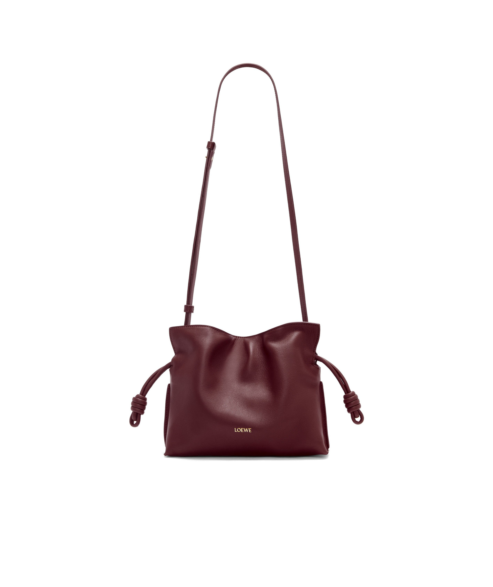 Loewe Mini Flamenco Clutch In Nappa Calfskin In Black