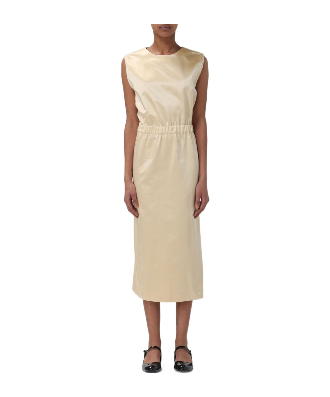 Fabiana Filippi Dress Woman Color Yellow In White