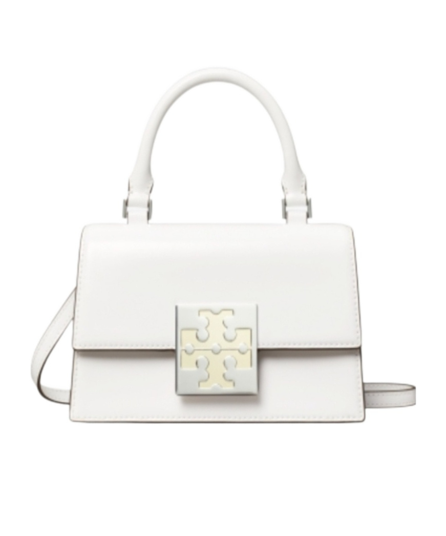 Tory Burch Mini Top-handle Bag In White