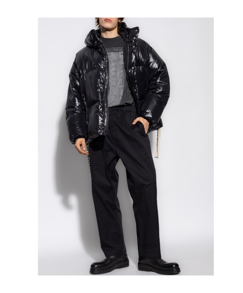 Khrisjoy Men's Puff Khrisman Hooded Down Jacket In Black