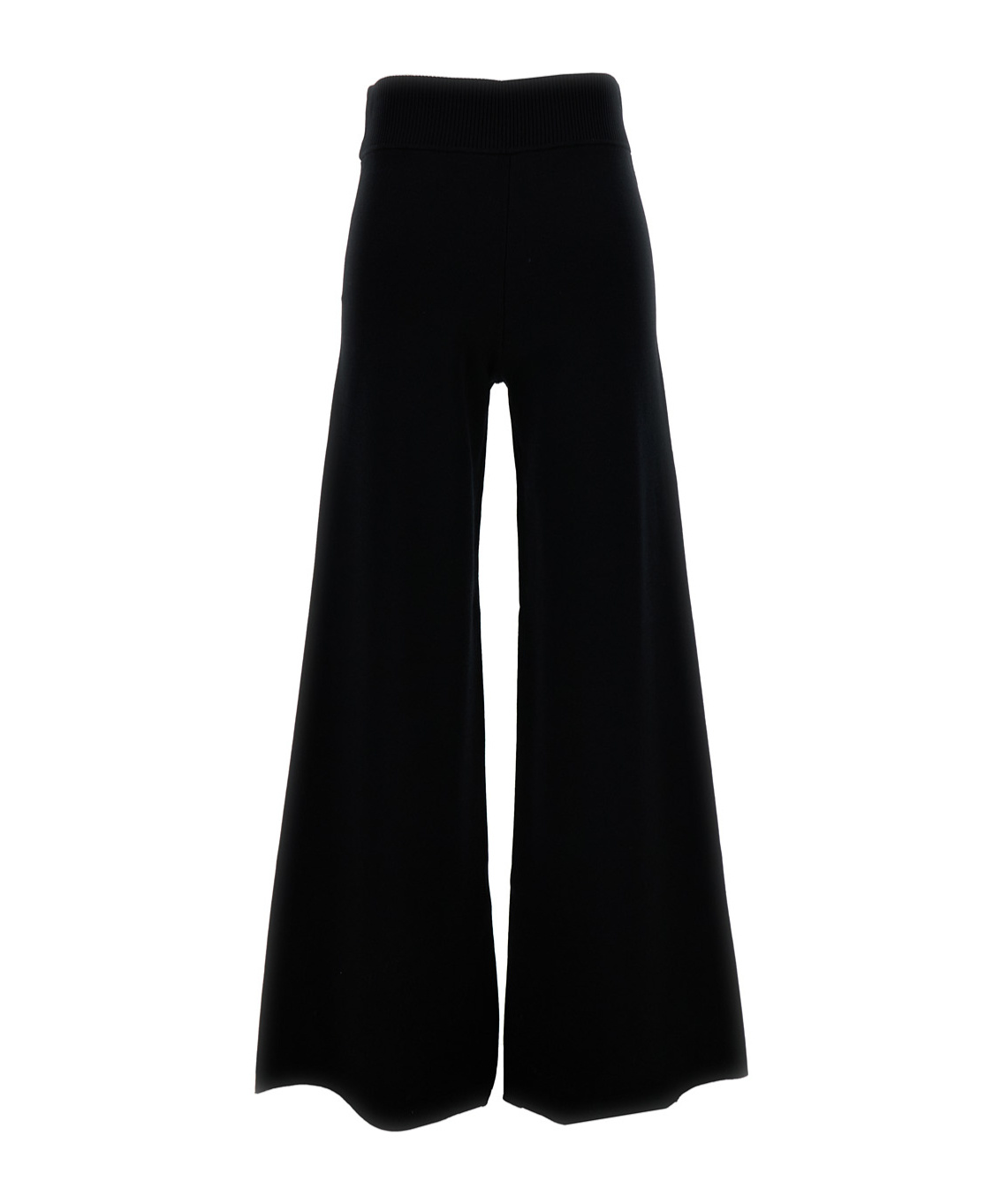 Shop P.a.r.o.s.h High Waist And Wide Legs Casual Trousers